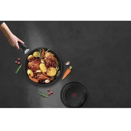 Tefal Ingenio Black Stone Pfannen-Set 3-tlg. 24 cm + 28 cm