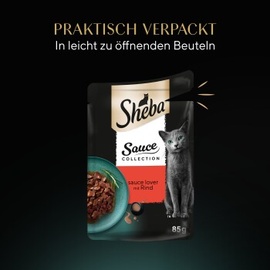 Sheba Sauce Collection Sauce Lover mit Rind 28 x 85g
