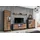 komodee Orvieto Wohnwand 350 cm Eiche/Antrazit Holzwerkstoff