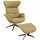 flexlux Relaxsessel FLEXLUX Polyester 90 x 107 x 89 cm Gelb drehbar, ergonomisch
