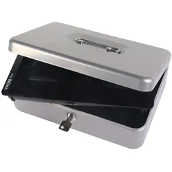SIGMA Geldkassette 8878L, Metall, silber