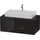 Duravit L-Cube 102x54,7cm, sw hgl, f Konsole, 1 Auszug