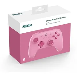 Controller Ultimate 2C, BT, pink, 8BitDo - PC/Switch