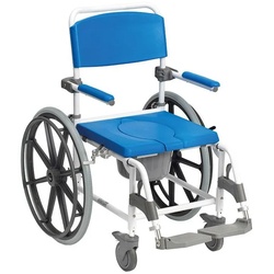 Drive Medical Dusch-Toilettenrollstuhl Aston 24' Räder 1 St grau