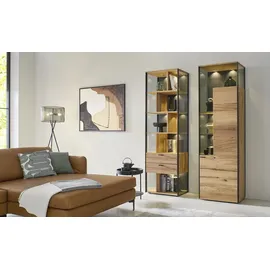 Schöner Wohnen Vitrine Andra 62 x 43 x 207 Holzfarben