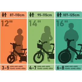 DINO BIKES Batman 14 Zoll RH 31 cm schwarz