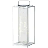 MARELIDA Solar Laterne mit Drahtlichterkette Gartenleuchte Lichtsensor 49cm
