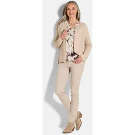 GOLDNER Strickjacke Cardigan aus Baumwolle Beige 23