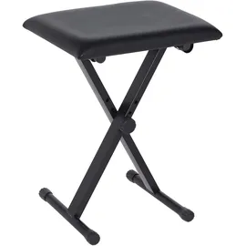 Homcom Klavierhocker Kunstleder Schwarz 39 x 29 x 37-47 cm