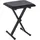 Homcom Klavierhocker Kunstleder Schwarz 39 x 29 x 37-47 cm