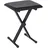 Homcom Klavierhocker Kunstleder Schwarz 39 x 29 x 37-47 cm