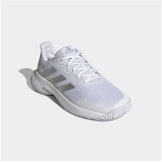 Adidas Courtjam Control Tennisschuh Cloud White / Silver Metallic / Cloud White 39 1/3