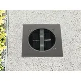 RANEX Bodeneinbauleuchte 1 LED quadratisch Edelstahl (gebürstet)