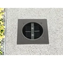 RANEX Bodeneinbauleuchte 1 LED quadratisch Edelstahl (gebürstet)
