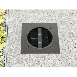 RANEX Bodeneinbauleuchte 1 LED quadratisch Edelstahl (gebürstet)