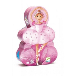 DJECO Spiel, DJ07227 Formen Puzzle: The Ballerina with the flower