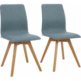 Guido Maria Kretschmer Home & Living Esszimmerstuhl "Dalea", grün (schwarz, petrol, eichefarben), B:45cm H:91cm T:55cm, Kunstleder;weicher Webstoff mit feiner Struktur aus 100% Polyester, GUIDO MARIA KRETSCHMER HOME & LIVING, Stühle, Esszimmerstuhl, im 2er, 4er oder 6er-Set, Küchenstuhl