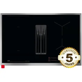 AEG OCH84B03XB Muldenlüfter Induktion 80cm UMLUFT BridgeFunktion AutoFunktion