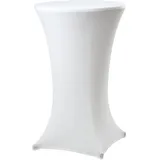 Trutzholm Stehtischhusse Tischdecke Husse Partytisch Bistrotisch Decke 60cm Weiß