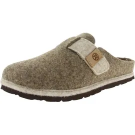 ROHDE Damen Pantoffel Filz Hausschuh Klettverschluss Wechselfußbett D.Meran 6812, Größe:38 EU