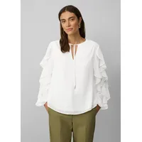S.Oliver BLACK LABEL Leichte Chiffonbluse mit Rüschenärmeln, 46