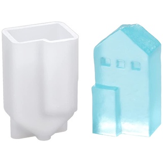 follwer0 1UEI Small house silicone mold, Acrylic, 1