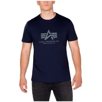Alpha Industries Basic T-Shirt Blau,