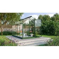 Vitavia Gewächshaus Triton 6200, ESG, smaragd, inkl. Fundament