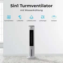 Balter Home VT-09 5in1 Turmventilator Weiß