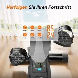 Merach Mini Pedaltrainer schwarz