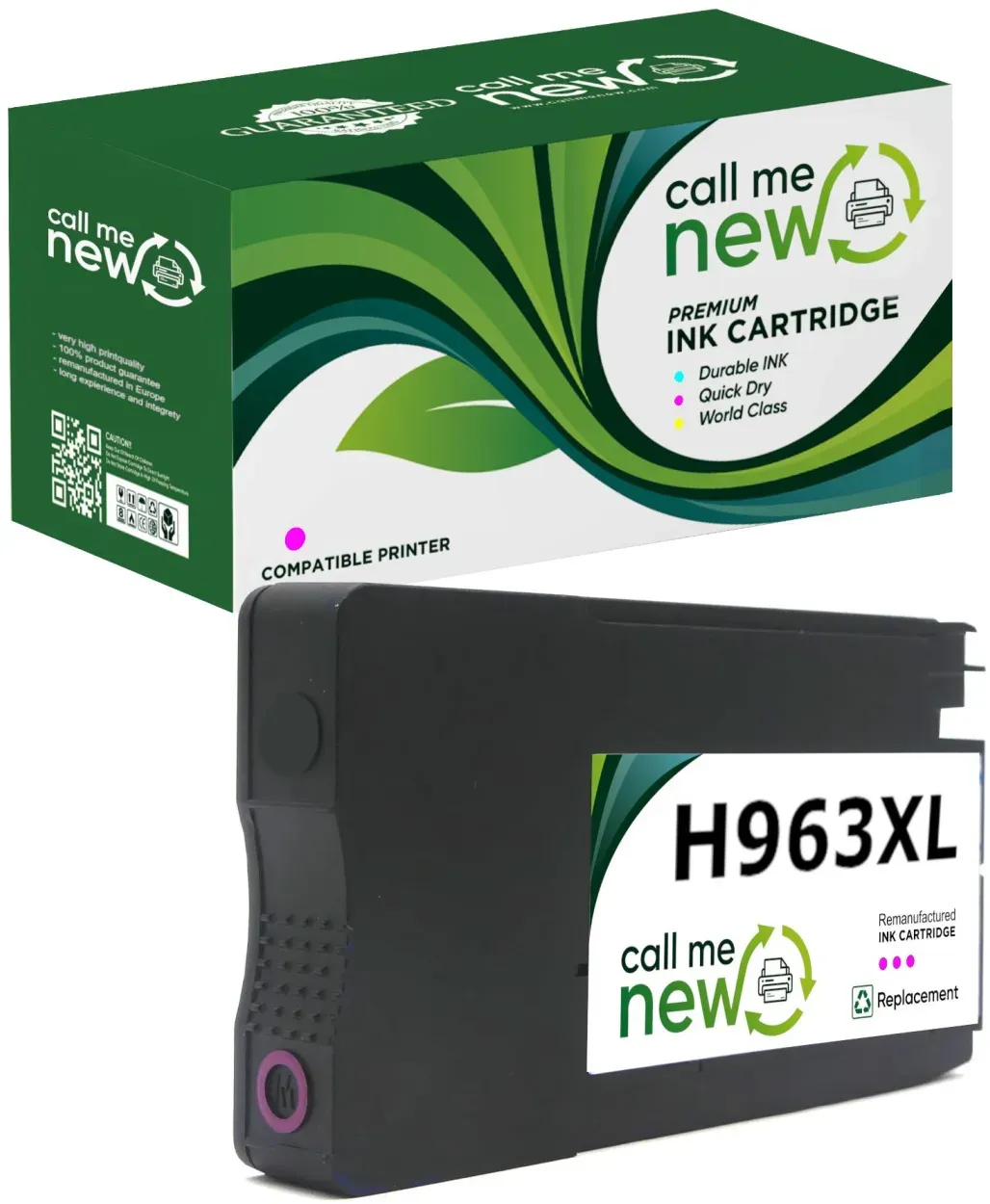 callmenew TINTE PATRONE für HP 963XL magenta OfficeJet Pro 9010 9012 9014 902...