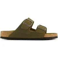 Birkenstock Arizona Weichbettung Nubukleder geölt faded khaki 41
