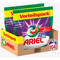 Ariel All-In-1-Pod Color XXXL Pack Inhalt 104 Waschladungen 2x52 Pods *NEU&OVP*