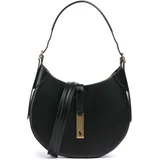 Ralph Lauren ID Collection Small Schultertasche Leder Black