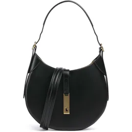 Ralph Lauren ID Collection Small Schultertasche Leder Black