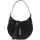 Ralph Lauren ID Collection Small Schultertasche Leder Black