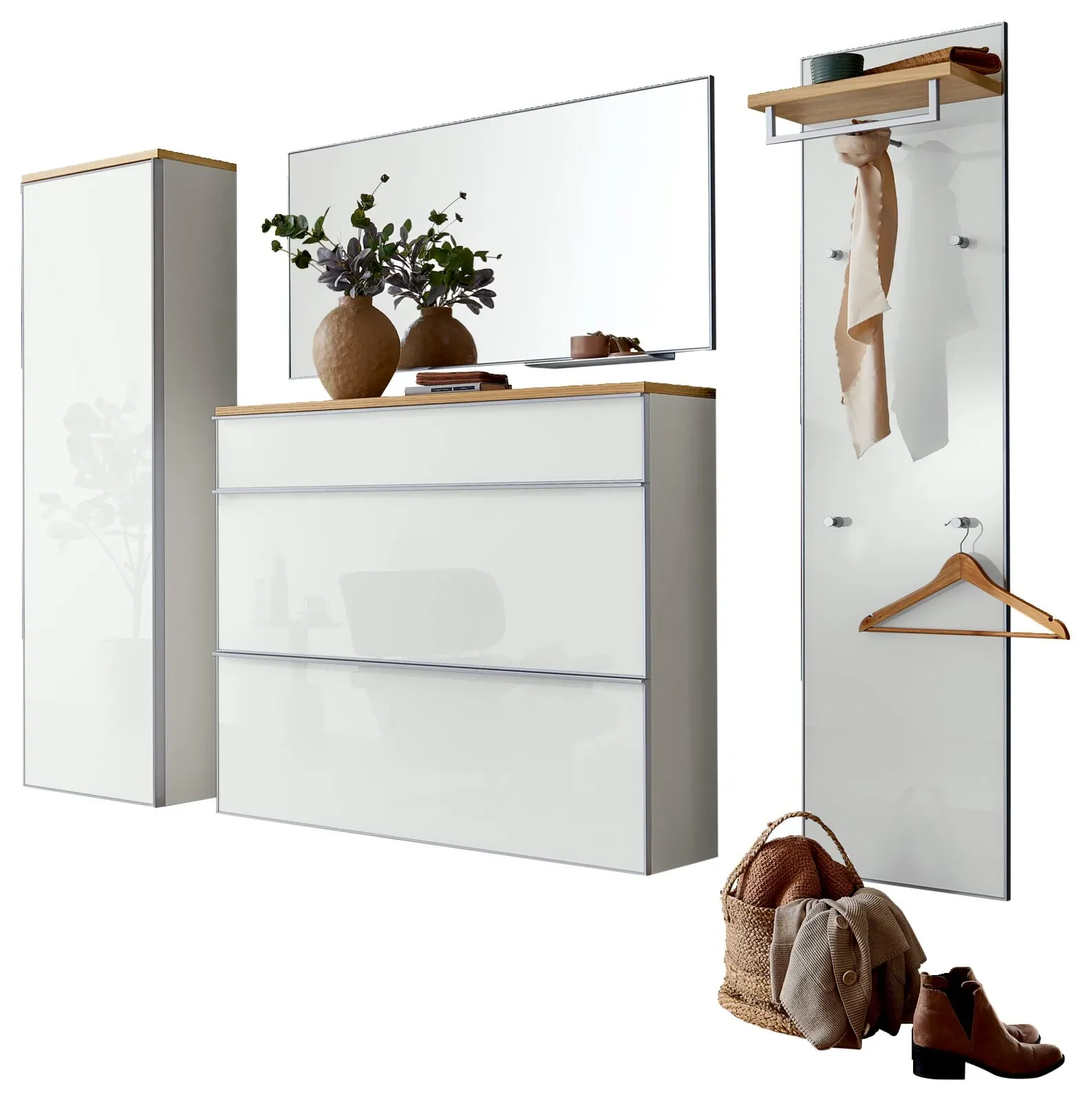 VOSS Garderoben-Set 5-tlg. VORTINA - B/H/T ca. 255,00x195,00x31,00