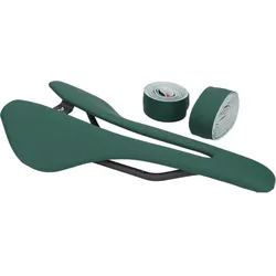 BERK COMPOSITES Sattel Lupina + Lenkerband | Set | Kunstleder gepolste
