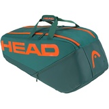 Head Pro Racquet Bag L DYFO dark cyan/flou orange (260213)