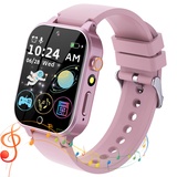 Smartwatch Kinder, Kinder Smartwatch mit 26 Spiele Schrittzähler Musik Kamera, 36 Stile Themen,13 Wecker Erinnerungen, Kinderuhr Telefonieren Smart Watch 3-12 Kids Geschenk