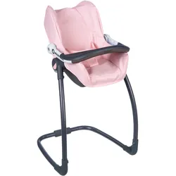 Puppenhochstuhl SMOBY "Maxi-Cosi 3in1" Puppenmöbel rosa (rosa/schwarz) Kinder Made in Europe