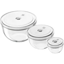Zwilling Vakuumschüssel Set transparent 12 cm, 18 cm, 24 cm 6-tlg.