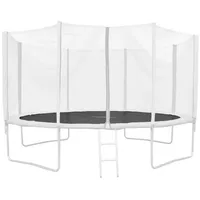 Jawinio Sprungtuch Schwarz, Kunststoff, 427x427 cm, Outdoor Spielzeug
