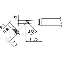 Hakko Composit Lötspitze Serie T17, BCM2