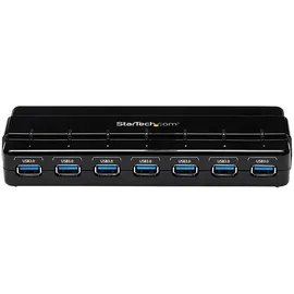 Startech SuperSpeed Hub - USB 3.0 7 Port USB-A, Schwarz