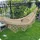 OEM Gartenhängematte Im Brasilianischen Boho-Stil 190x150 cm, Beige, 120 kg Belastbarkeit, Mit Fransen, Aufbewahrungstasche 2 Seilen, Baumwolle-Polyester, Outdoor Indoor