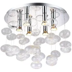 Azzardo AZ2572 Kronleuchter Luvia 6x40W | GU10 | IP20 - transparentglas