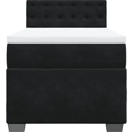 vidaXL Boxspringbett 80 x 200 cm Schwarz