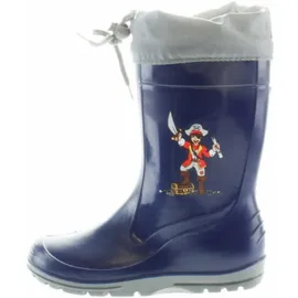Beck Jungen Ritter Gummistiefel, blau, 24 EU