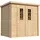 TIMBELA Gartenhaus M311C 2,04 x 1,42 m Beige